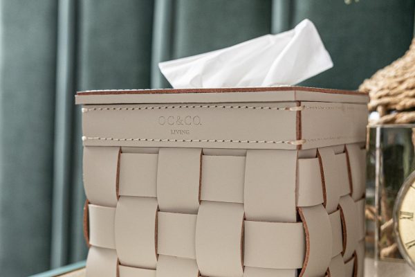 Classic Stone color Square Tissue Holder